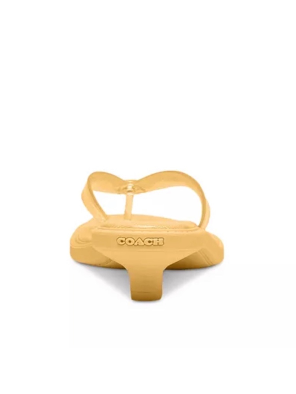 New COACH Women's Jelly Slip-On Sandals- Vanilla - Picture 3 of 3